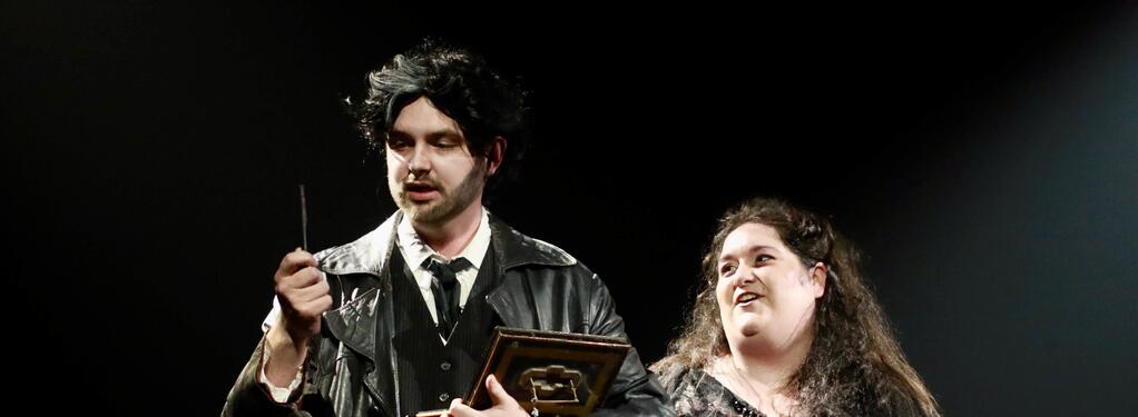 Photograph from Sweeney Todd - lighting design by Rohan Green