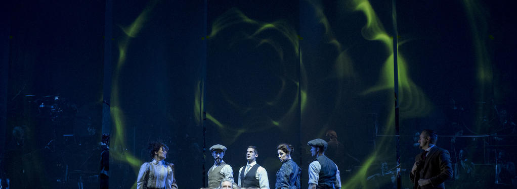 Photograph from The War of the Worlds - lighting design by Tim Oliver