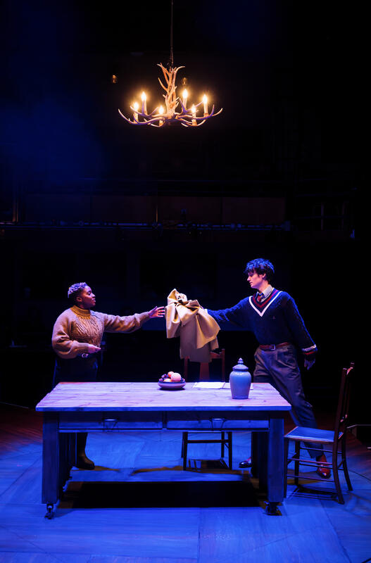 Photograph from Winner's Curse - lighting design by Sherry Coenen