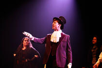 Photograph from Sweeney Todd - lighting design by Rohan Green
