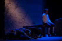 Photograph from Kidnapped - lighting design by Charlie Morgan Jones