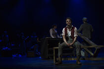 Photograph from The Clockmakers Daughter - lighting design by Chloe Kenward