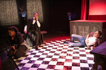 Photograph from EDRED THE VAMPYRE - lighting design by chuma