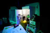 Photograph from Invisible Me - lighting design by Claire Childs