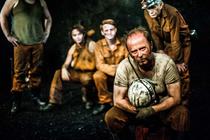 Photograph from Land of Our Fathers - lighting design by Chris May