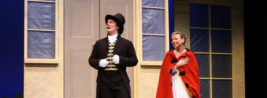 Photograph from The Rivals - lighting design by Peter Vincent