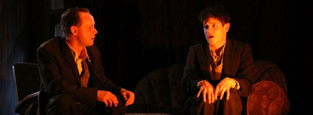Photograph from The Devil Inside Him - lighting design by Malcolm Rippeth