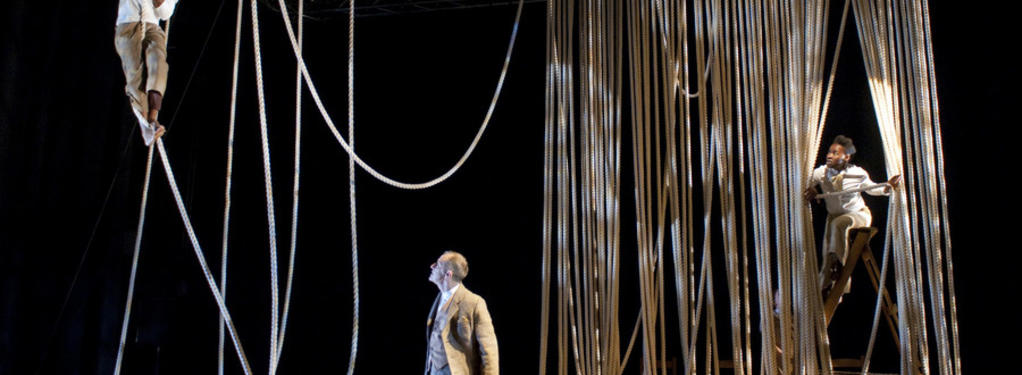 Photograph from Skewered Snails - lighting design by Simon Wilkinson