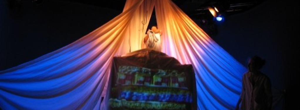 Photograph from Princess and The Pea - lighting design by Chris Barham