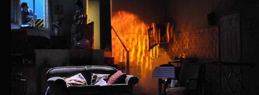 Photograph from The Rise and Fall of Little Voice - lighting design by Michael Dobbs
