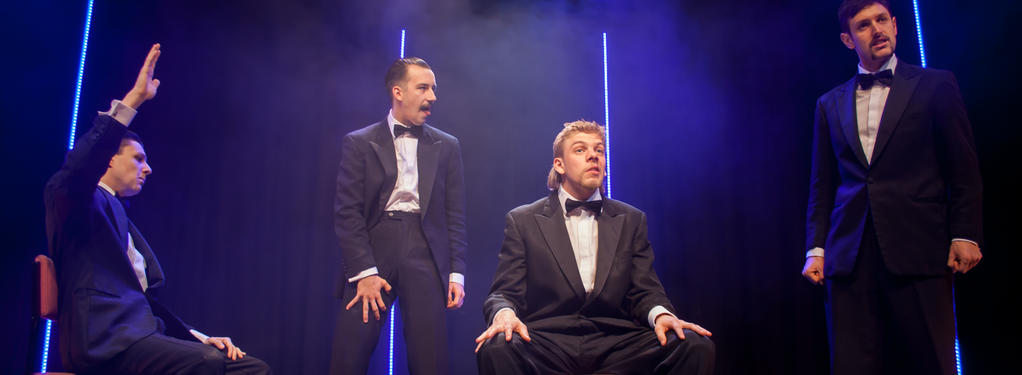 Photograph from Bouncers - lighting design by Andy Webb