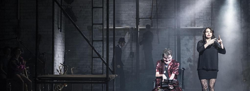 Photograph from The Threepenny Opera - lighting design by Malcolm Rippeth