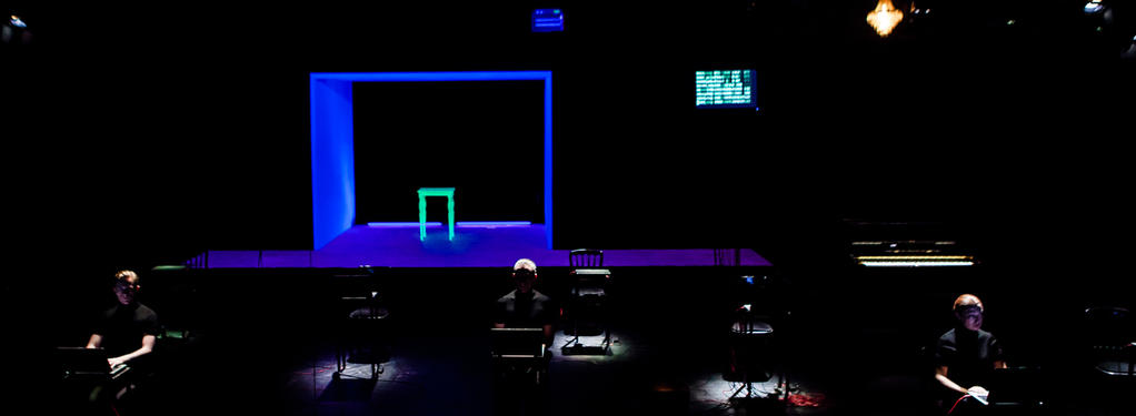 Photograph from Camera Lucida - lighting design by Marty Langthorne