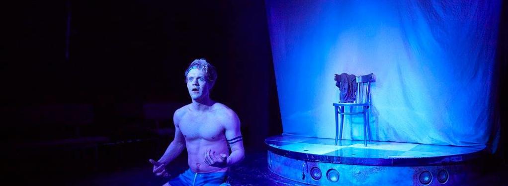 Photograph from Chemsex Monologues - lighting design by Richard Desmond