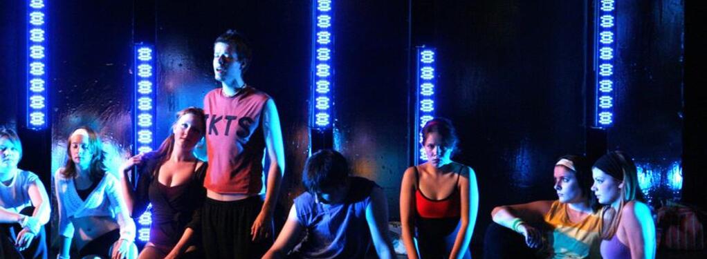 Photograph from A Chorus Line - lighting design by Andy Webb