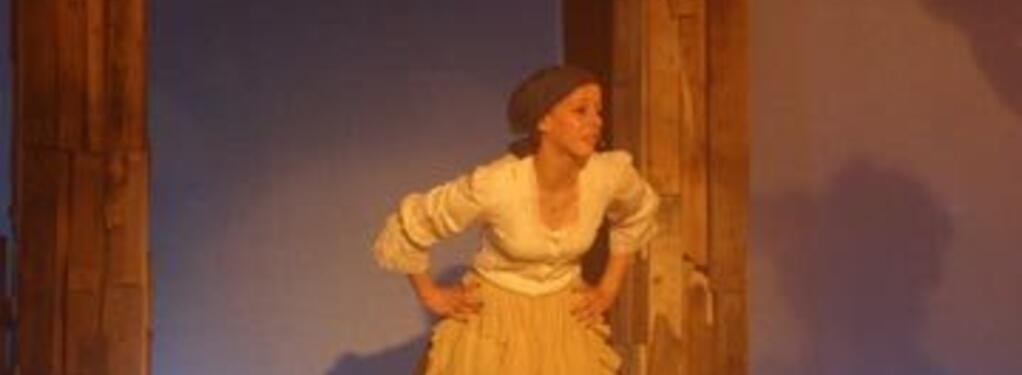 Photograph from Fiddler on the Roof - lighting design by Andy Webb