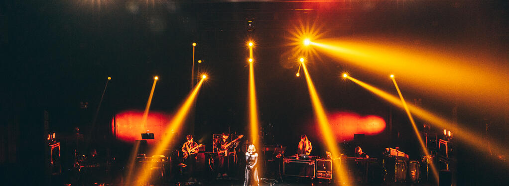 Photograph from Applied Music Concert - lighting design by Jason Ahn