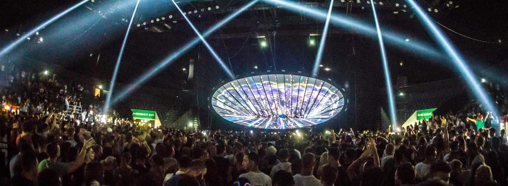 Photograph from Untold Festival - Galaxy Stage - lighting design by alinpopa