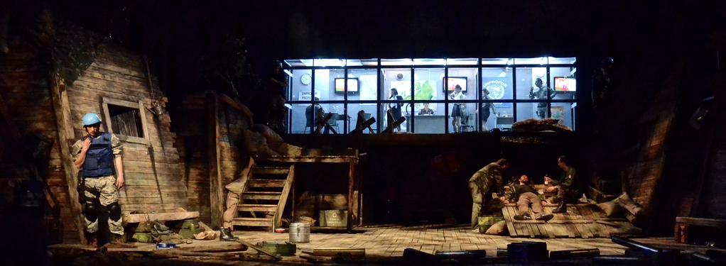 Photograph from No Man’s Land - lighting design by Chris Jaeger