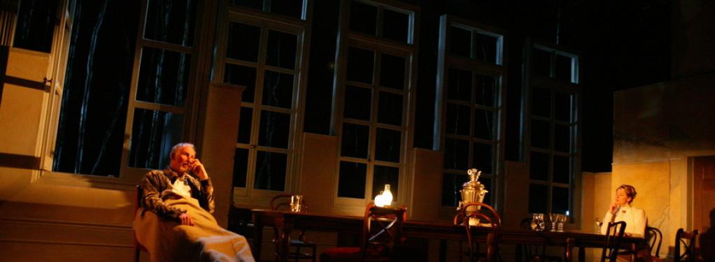 Photograph from Uncle Vanya - lighting design by Mark Jonathan
