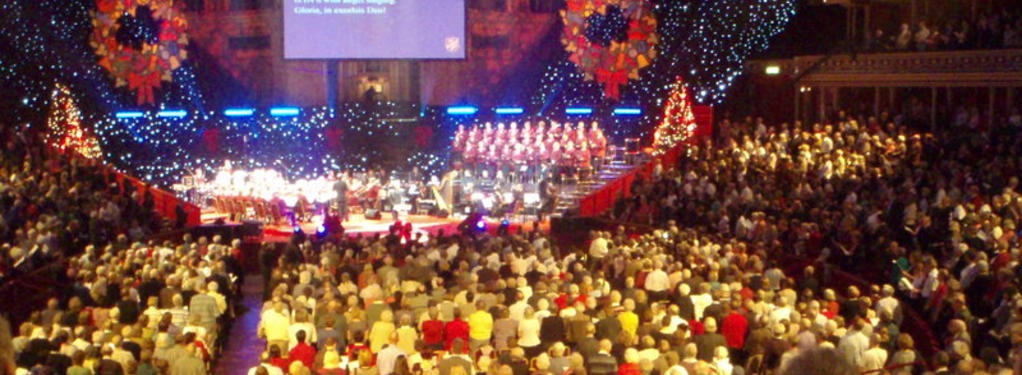 Photograph from Celebrating Christmas with the Salvation Army - lighting design by Richard Jones