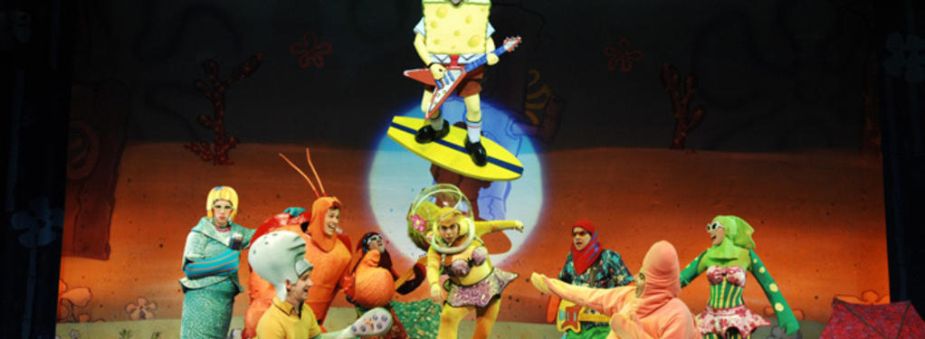Photograph from Spongebob Squarepants - lighting design by Richard Jones