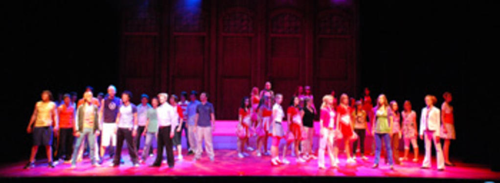 Photograph from Disney&#039;s High School Musical - lighting design by Scott Allan