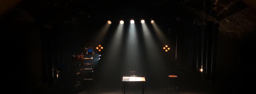Photograph from The Psychic Project - lighting design by Joseph Ed Thomas