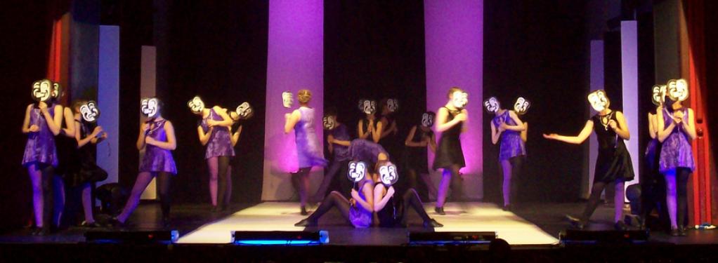 Photograph from Time To Dance - lighting design by Eric Lund