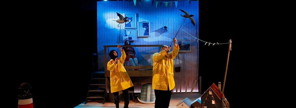 Photograph from Storm Whale - lighting design by Jason Salvin