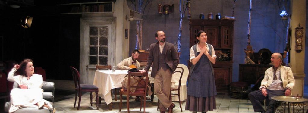 Photograph from Uncle Vanya - lighting design by Alex Wardle