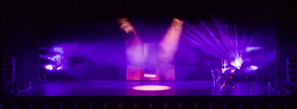 Photograph from Ballet Freedom - lighting design by danielldesign