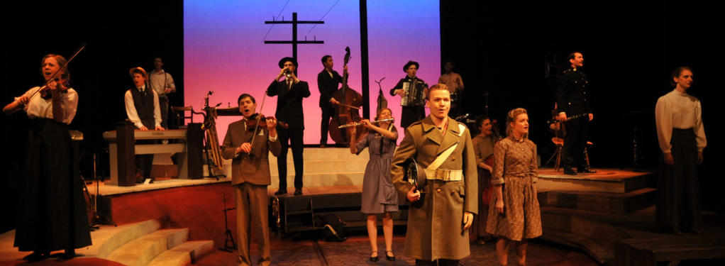 Photograph from Parade - lighting design by Martin McLachlan