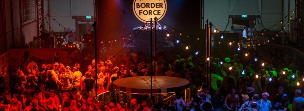 Photograph from Border Force - lighting design by Marty Langthorne