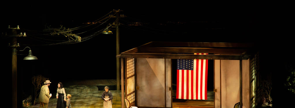 Photograph from Madame Butterfly - lighting design by Rick Fisher
