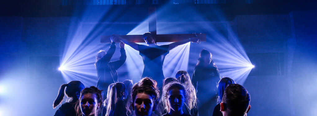 Photograph from Jesus Christ Superstar - lighting design by Wjeh.Will