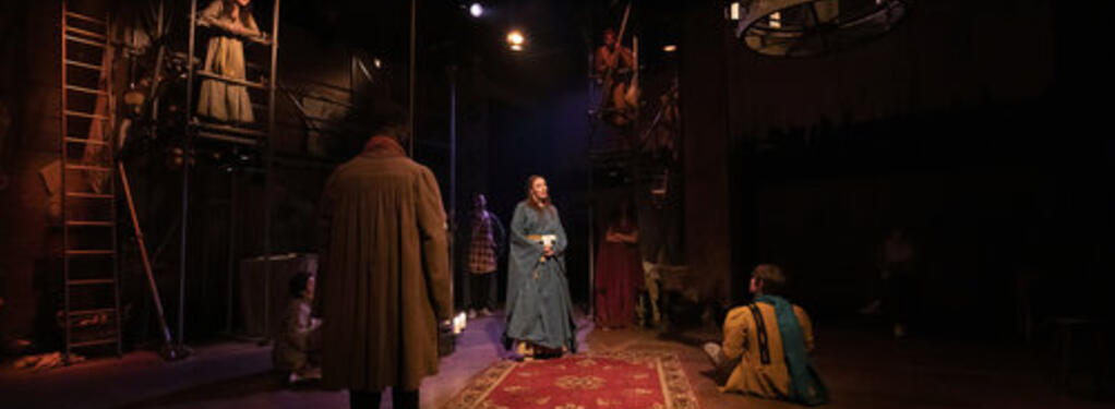 Photograph from Sunlight Is The Best Disinfectant - lighting design by JoeUnderwoodLX
