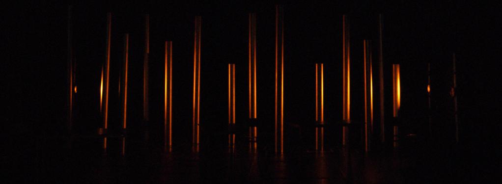 Photograph from The Good Earth - lighting design by Katy Morison