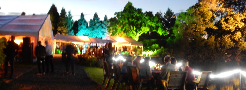 Photograph from Private party - lighting design by Pete Watts