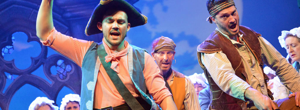 Photograph from The Pirates of Penzance - lighting design by John Castle