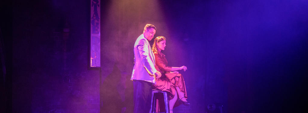 Photograph from Echoes In The Night - lighting design by Dan Terry