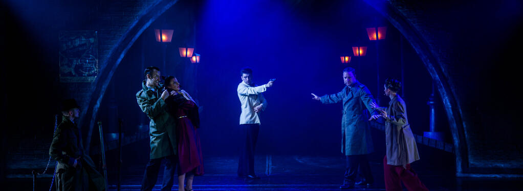 Photograph from Echos In The Night - lighting design by Archer