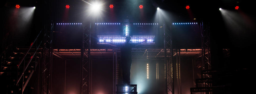 Photograph from Jesus Christ Superstar - lighting design by Archer