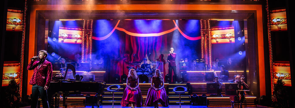 Photograph from Symphony - lighting design by Archer