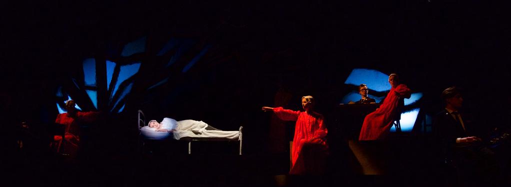 Photograph from The Handmaids Tale - lighting design by Jamila