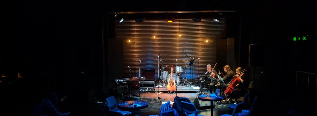 Photograph from Song Factory - lighting design by Alan Mooney