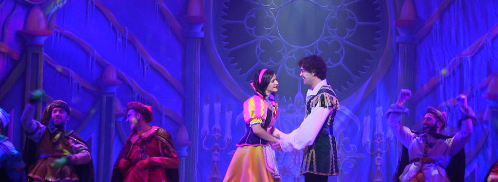 Photograph from Snow White - lighting design by Pete Watts