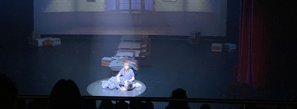 Photograph from Big Fish - lighting design by Fabian Oley