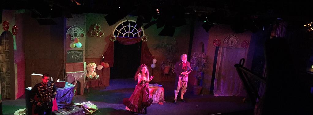 Photograph from The Hotel Of Countess Dracula - lighting design by HeleneSmithLx