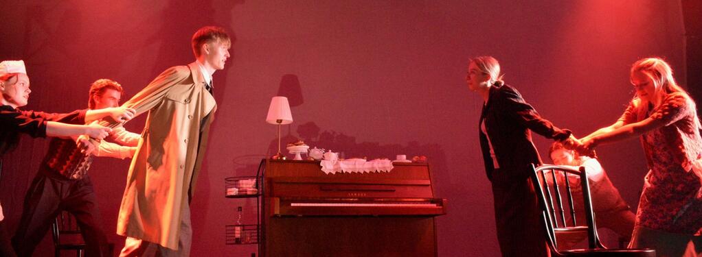 Photograph from Brief Encounter - lighting design by Toby Ison